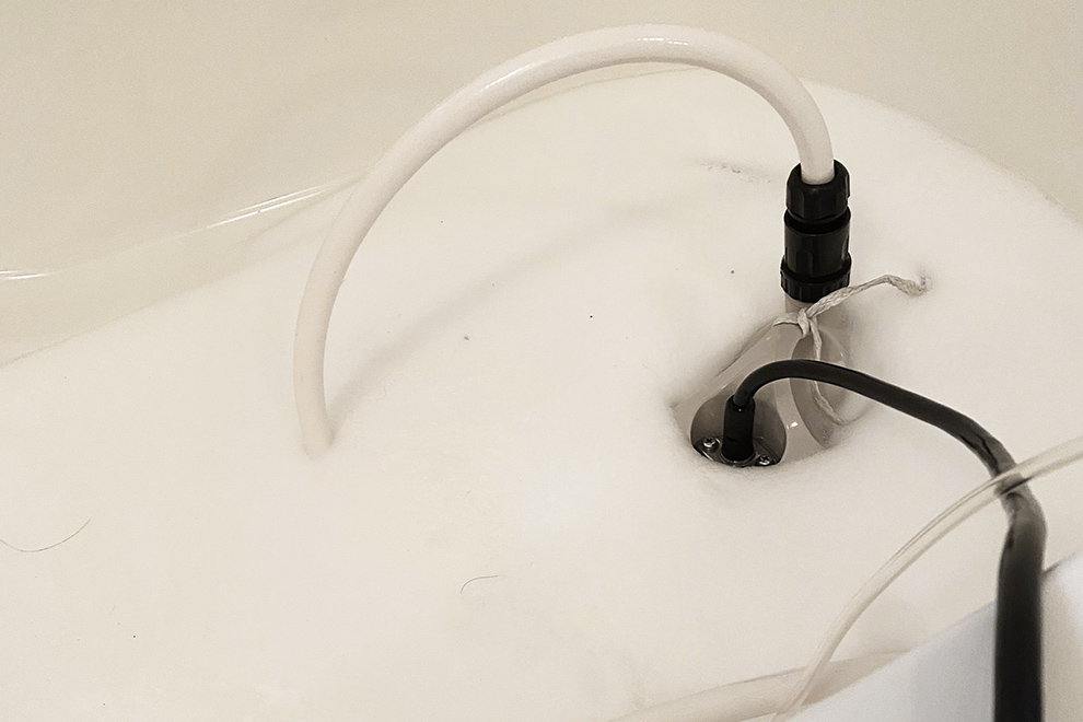 追炊き配管除菌クリーニング